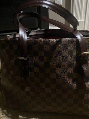 Louis Vuitton Damier Ebene Chelsea Tote Shoulder bag